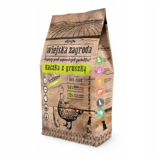 Wiejska Zagroda Kaczka z gruszką 2 kg - Sucha karma dla psów - miniaturka - grafika 2