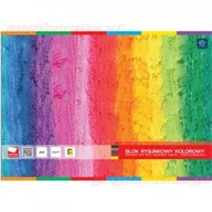 Podobrazia, bloki, papiery - Interdruk, blok rysunkowy A4, kolorowy, 20 kartek - miniaturka - grafika 1