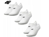 Skarpetki męskie - SKARPETKI MĘSKIE 4F SKARPETY STOPKI BIAŁE 6PAK 43-46 - miniaturka - grafika 1