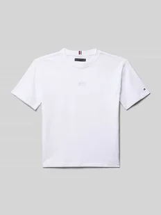 T-shirt z wyhaftowanym logo - Koszulki dla chłopców - miniaturka - grafika 1