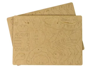 Drewniane Puzzle Przestrzenne 3D Skorpion Składanka Edukacyjna 35 Elementów - Puzzle - miniaturka - grafika 3