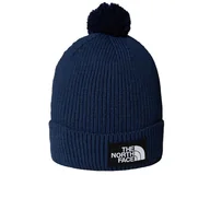 Czapki i chusty sportowe męskie - Czapka unisex The North Face Logo Box Cuffed Beanie 0A8CHF8K21 - granatowa - miniaturka - grafika 1