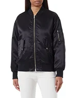 Kurtki damskie - Sisley Kurtka damska 2TOKLN01Q, czarna 100, 48 - miniaturka - grafika 1