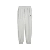 Spodnie rowerowe - PUMA ESS Small No. 1 Logo Comfort Spodnie dresowe z wysokim stanem TR cl Jasnoszary wrzosowy - miniaturka - grafika 1
