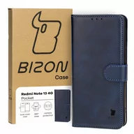 Etui i futerały do telefonów - Etui Bizon Case Pocket do Xiaomi Redmi Note 13 4G, granatowe - miniaturka - grafika 1