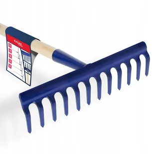 Grabie Metalowe Utwardzane Z Trzonkiem 12 Zębów - Grabie i motyki Grabie Metalowe Utwardzane Z Trzonkiem 12 Zębów - Grabie i motyki - miniaturka - grafika 1