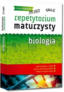 Greg Repetytorium maturzysty biologia - Maciej Mikołajczyk, Jolanta Zygmunt - Materiały pomocnicze dla uczniów - miniaturka - grafika 2