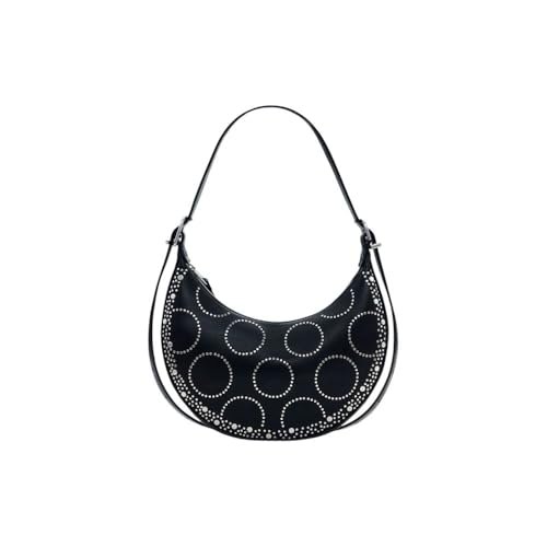 Desigual, BAG_PUNKETTE_CASCAIS MEDI Damskie, Czarny (Black)