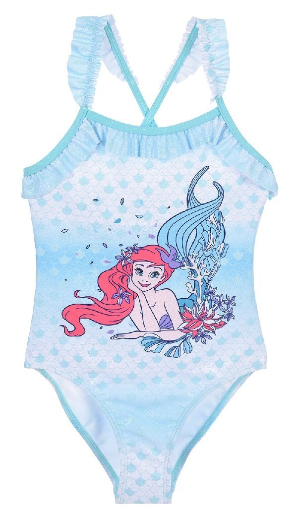 Kostium kąpielowy jednoczęściowy Disney Princess niebieski