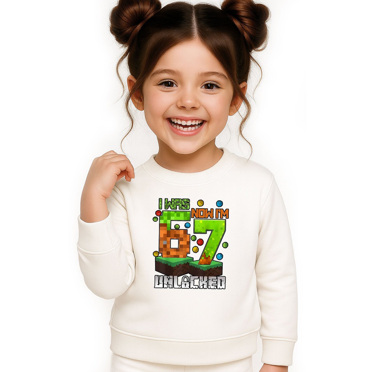 BLUZA DZIECIĘCA 67 SIX SEVEN VIRAL DLA CHŁOPCA DZIEWCZYNKI 146-152