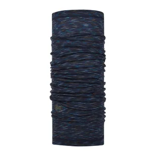 Chusta wielofunkcyjna z wełny merynosów Buff Merino Lightweight Denim Multi Stripes - Czapki i chusty sportowe damskie - miniaturka - grafika 1