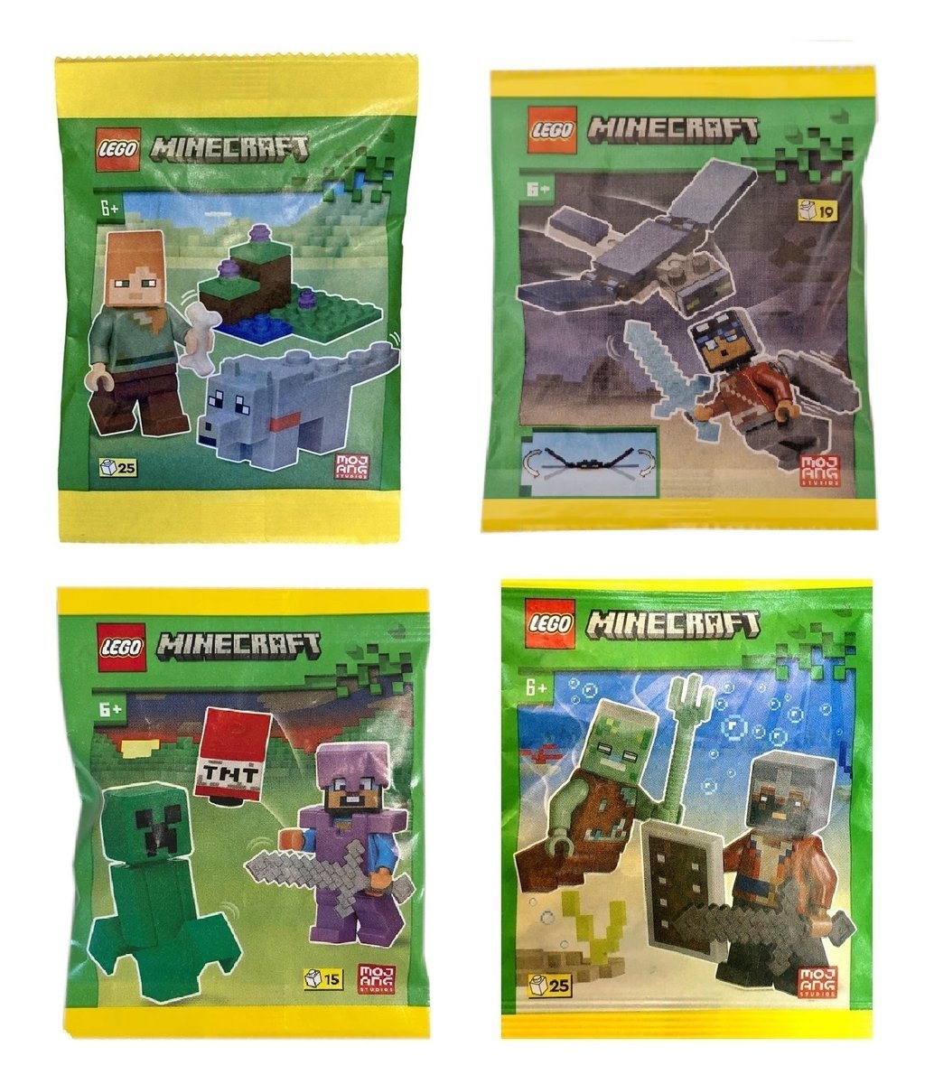 Klocki LEGO Minecraft - Zestaw 4 Polybag - MC03