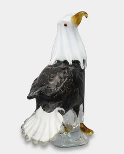 Szklana Figura w Stylu Murano - Orzeł Bielik 43cm - Figurki dekoracyjne - miniaturka - grafika 1
