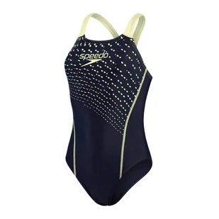 Strój Kąpielowy Jednoczęściowy Damski Speedo Medley Logo Black R.D4 - Stroje kąpielowe dla dziewczynek - miniaturka - grafika 1