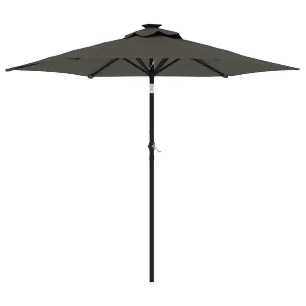 Parasol ogrodowy antracytowy 225x225x212 cm