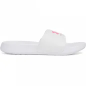 Klapki i japonki damskie - Damskie klapki Under Armour UA W Ignite Select - białe - miniaturka - grafika 1