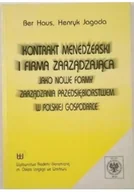 Zarządzanie - Kontrakt menedżerski i firma zarządzająca - miniaturka - grafika 1