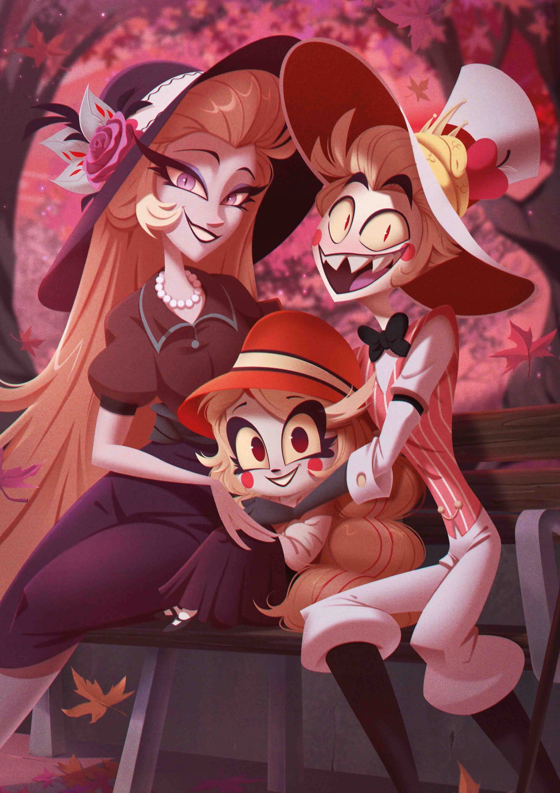 Plakat A1 Hazbin Hotel Lucifer Lucyfer Lilith Charlie Morningstar