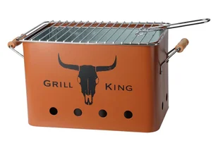 Pomarańczowy prostokątny grill ogrodowy R4-D72 - Grille - miniaturka - grafika 1