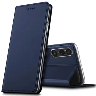 Pokrowiec na telefon komórkowy Sony Xperia 1 V Book Etui ochronne Slim Flip Cover Case - Etui i futerały do telefonów - miniaturka - grafika 1