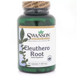 Swanson - Eleuthero Root (Żeń-Szeń Syberyjski), 425mg, 120 kapsułek - Suplementy naturalne - miniaturka - grafika 1