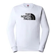 Bluzy męskie - Bluza The North Face Drew Peak Crew 0A4SVRLA91 - biała - miniaturka - grafika 1