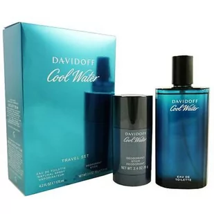 Davidoff Cool Water Men Zestaw prezentowy Woda toaletowa + Dezodorant w sztyfcie 1 szt. - Zestawy kosmetyków męskich - miniaturka - grafika 1