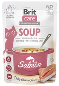 Mokra karma dla kotów - Brit Care Cat Soup Salmon saszetka 75g - miniaturka - grafika 1