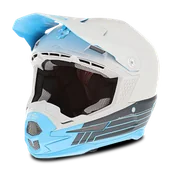 Kaski motocyklowe - Kask Cross 6D ATR-1 CyjanL - miniaturka - grafika 1