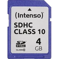 Karty pamięci - Intenso SDHC Class 10 4GB (3411450) - miniaturka - grafika 1
