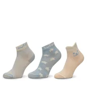 Skarpetki dla dzieci - Zestaw 3 par wysokich skarpet dziecięcych Guess H5RZ04 Z3G10 Niebieski - miniaturka - grafika 1