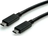 Kable USB - Kabel USB Roline USB-C - USB-C 0.5 m Czarny 11.44.9052 - miniaturka - grafika 1