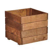 Donice - Donica ZEFIR brąz 40 x 40 x 40 cm - miniaturka - grafika 1