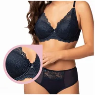 Biustonosze - Biustonosz Nessa Kenzo p-up bralett granat - 65G - miniaturka - grafika 1