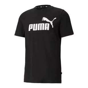 Puma, Koszulka męska, ESS Logo Tee, czarna (58666601), rozmiar L - Koszulki męskie - miniaturka - grafika 1