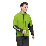 Kurtki męskie - Męska kurtka rowerowa Jack Wolfskin MOROBBIA 2.5L JKT M fresh green - L - miniaturka - grafika 1