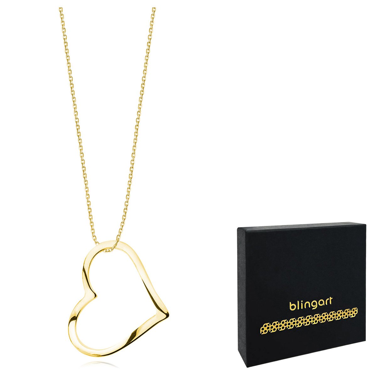 Naszyjnik srebrny 925 damski SERCE ankier kolory