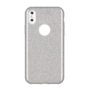 Etui i futerały do telefonów - Wozinsky Glitter Case błyszczące etui pokrowiec z brokatem Samsung Galaxy S10e srebrny - miniaturka - grafika 1