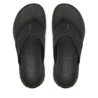 Klapki i japonki męskie - Japonki Skechers Street retro Jogger Sd 211359/BLK Czarny - miniaturka - grafika 1