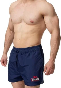 Lonsdale Męskie szorty plażowe o regularnym kroju KILSTAY Navy/Red/White S 117440 - Spodenki damskie - miniaturka - grafika 1