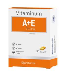 Starpharma Vitaminum A+E Strong 30 kapsułek 3640221 - Witaminy i minerały - miniaturka - grafika 1