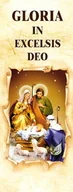 Ikony i obrazy sakralne - Baner na Boże Narodzenie, "Gloria in Excelsis Deo" 50x130 cm - miniaturka - grafika 1