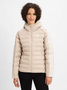 adidas Originals Damska kurtka pikowana Kobiety Sztuczne włókno beżowy wzorzysty, M - Kurtki damskie - miniaturka - grafika 1