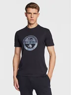 Koszulki męskie - Napapijri T-Shirt S-Bollo NP0A4H9K Granatowy Regular Fit - miniaturka - grafika 1