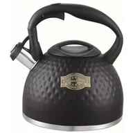 Czajniki na gaz - KLAUSBERG KB-7643 CZAJNIK STALOWY Z GWIZDKIEM 3L  - miniaturka - grafika 1