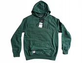 Bluzy męskie - ORYGINALNA Bluza NEW ERA New York Yankees - ZIELONA rozm. S - miniaturka - grafika 1