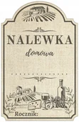 Domowy wyrób alkoholu - Etykiety Naklejki na butelkę folia wodoodporne - miniaturka - grafika 1