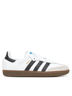 adidas Sneakersy Samba OG IE3675 Biały - Buty dla dziewczynek - miniaturka - grafika 1