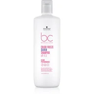 Szampony do włosów - Schwarzkopf Professional Professional BC Bonacure Color Freeze Silver srebrny szampon do włosów blond i z balejażem 1000 ml - miniaturka - grafika 1