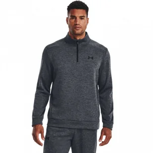 Męska bluza treningowa UNDER ARMOUR UA Armour Fleece 1/4 Zip - szara - Bluzy sportowe męskie - miniaturka - grafika 1